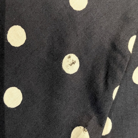 Boden Josephine Dress, Navy with white polka dots - Picture 5 of 7